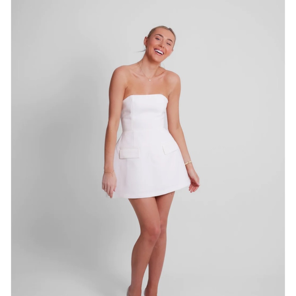 The Ultimate Muse Strapless Dress | White